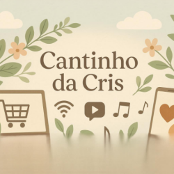 Arte do topo com tecnologia, música e natureza