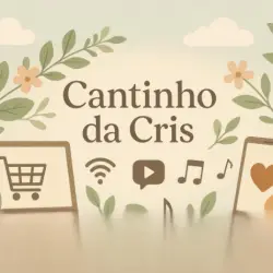 Arte do topo com tecnologia, música e natureza